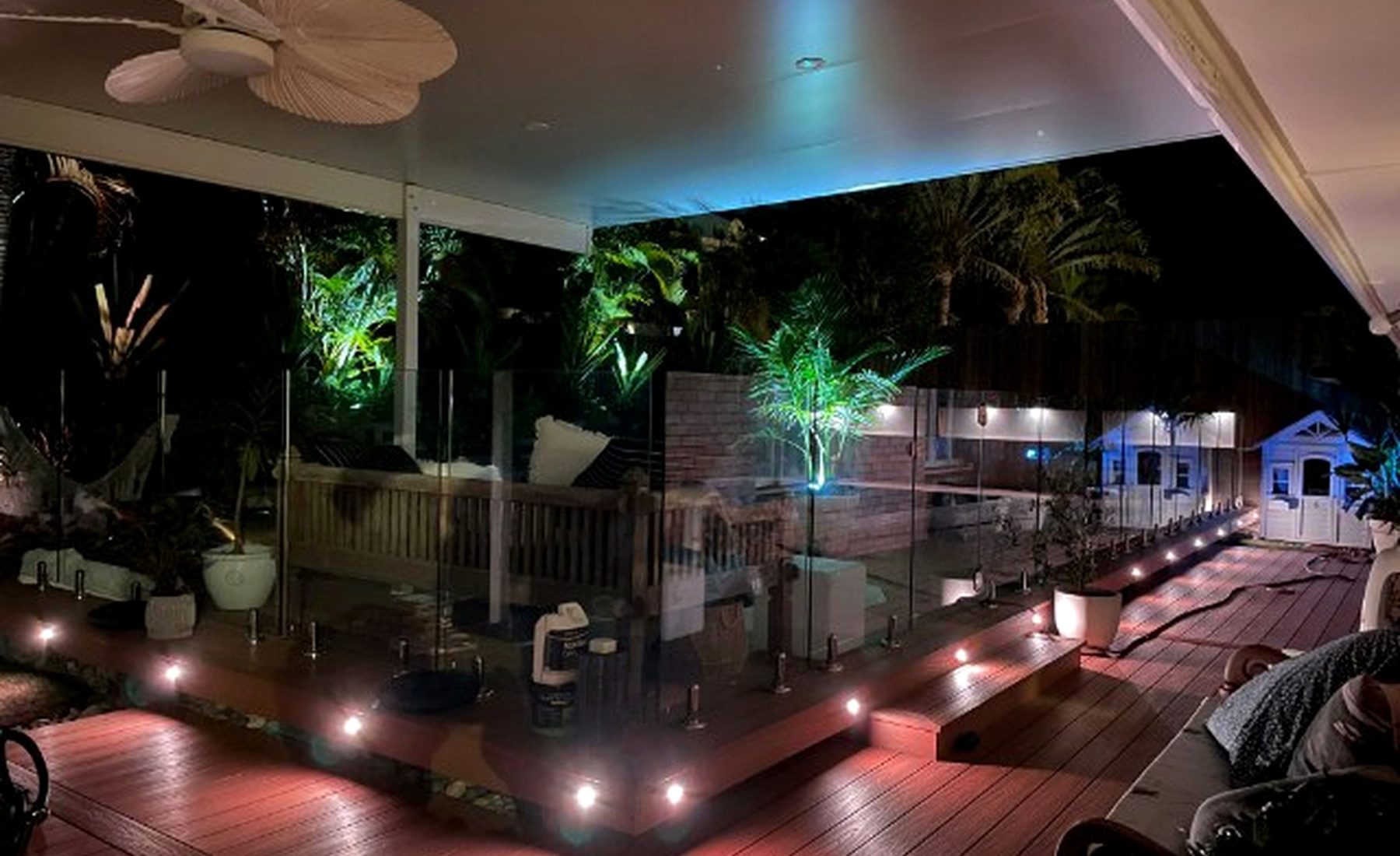 Outdoor entertaining area